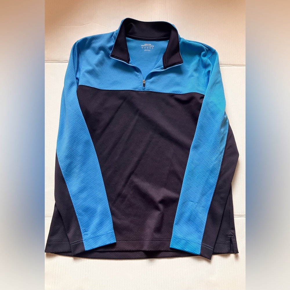 Lands’ End Men’s Quarter-Zip Pullover – Size Medium